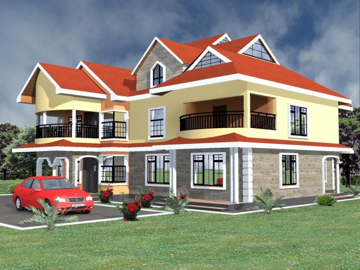 House design with 5 bedrooms