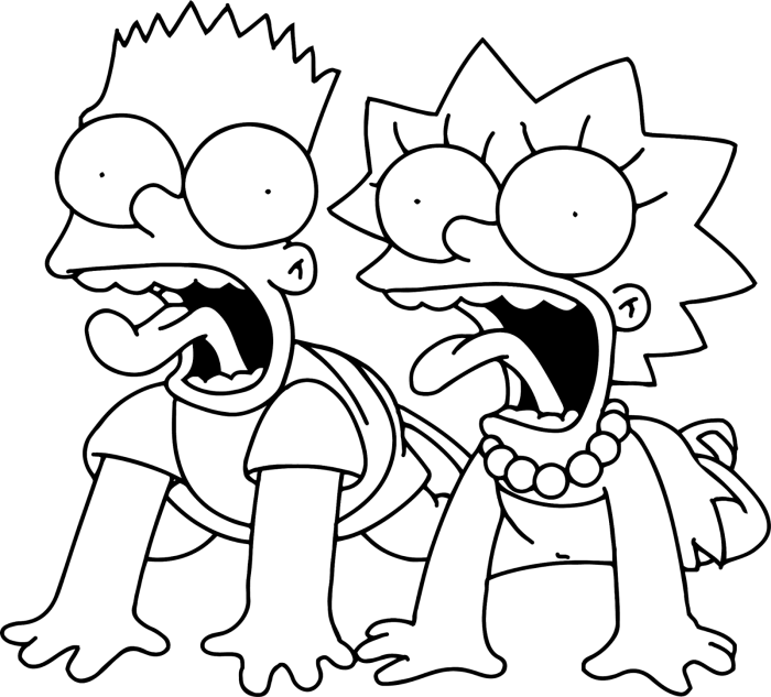 Coloring simpson lisa simpsons pages print colouring printable topcoloringpages color getcolorings colorings