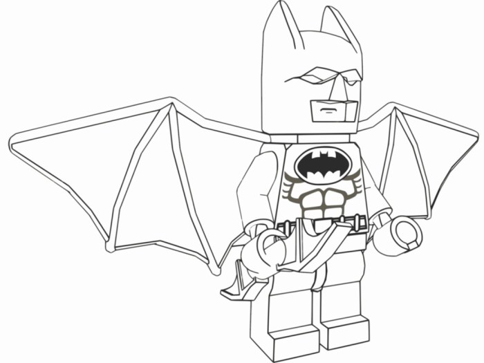 Lego coloring pages batman