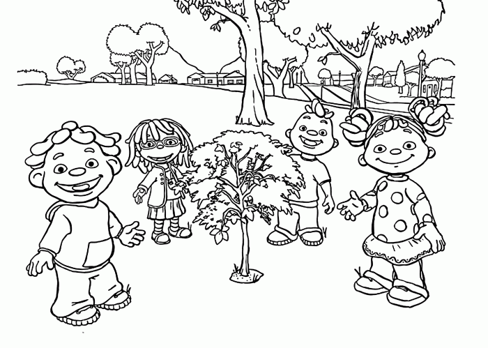 Sid the science kid coloring pages