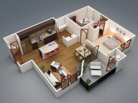 1 bedroom house design