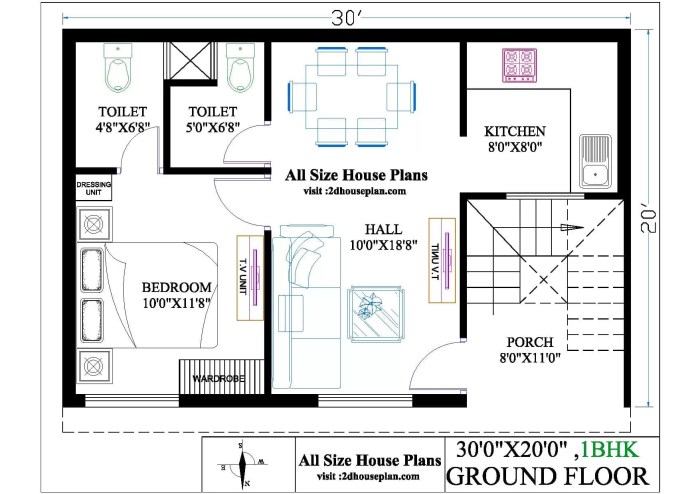 20 x 20 house design