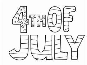 Printable 4th of july coloring pages