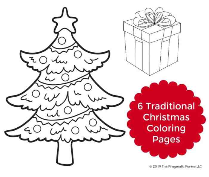 Free coloring pages for kids christmas