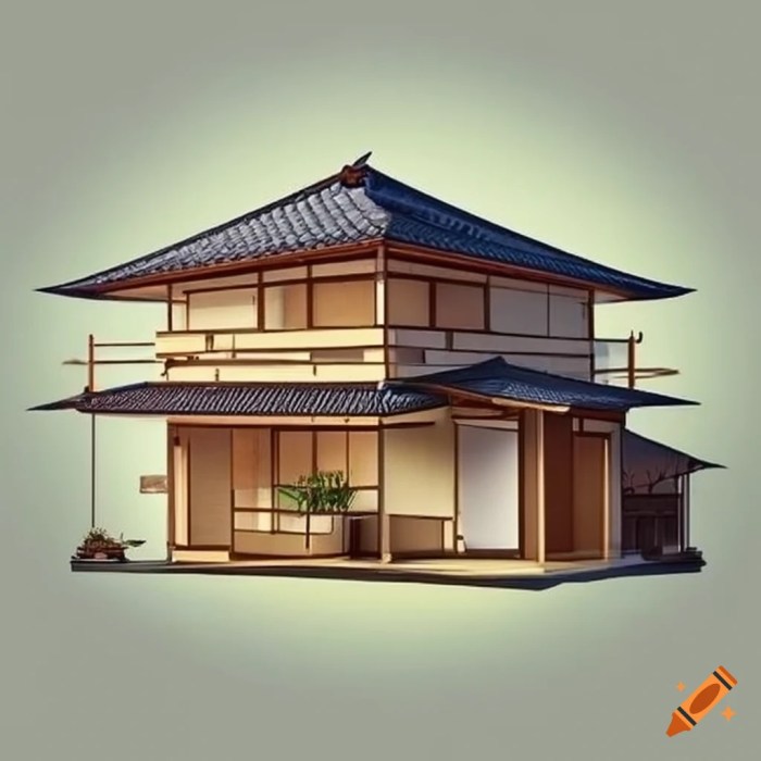 Traditional japanese house design