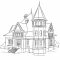 Coloring pages house