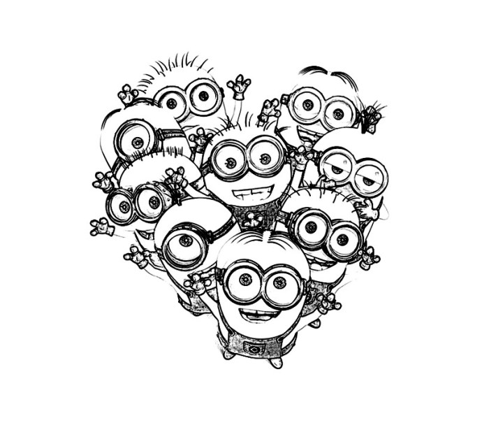 Despicable me coloring pages