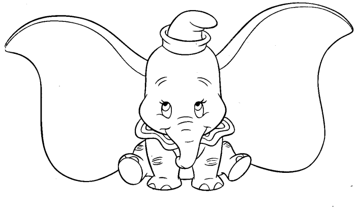 Dumbo color pages