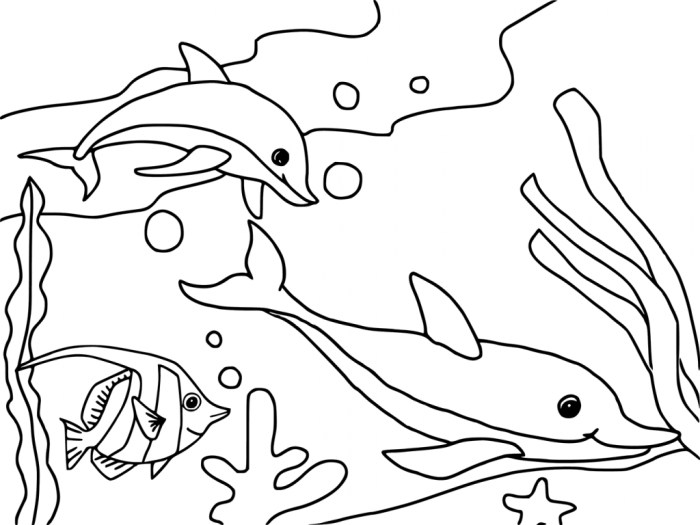 Ocean coloring pages for kids