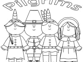 Coloring pilgrim pilgrims pages kids indian thanksgiving family cool2bkids print printable indians sheets printables ship mayflower paper saved