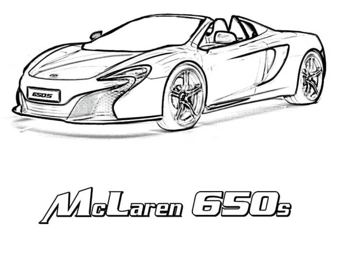 Mclaren coloring pages