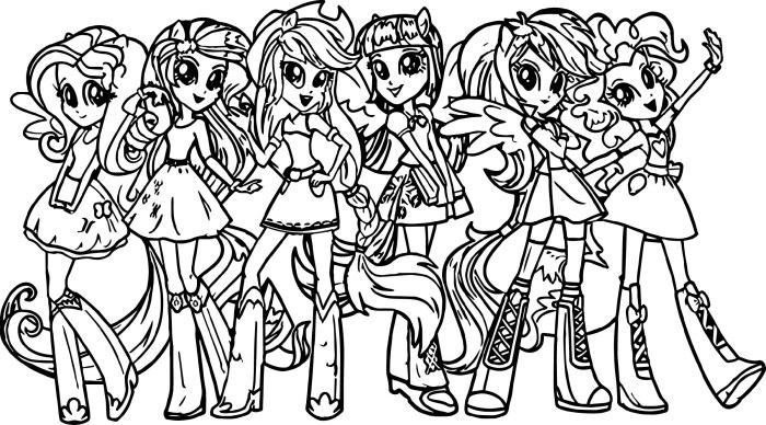 My little pony printable coloring pages