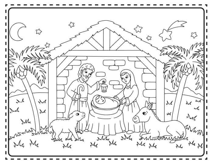 Free coloring pages for kids christmas