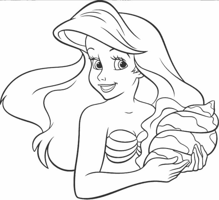 Little mermaid denmark coloring pages