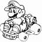 Luigi mario coloring pages