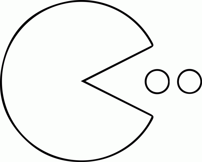 Coloring pages pac man