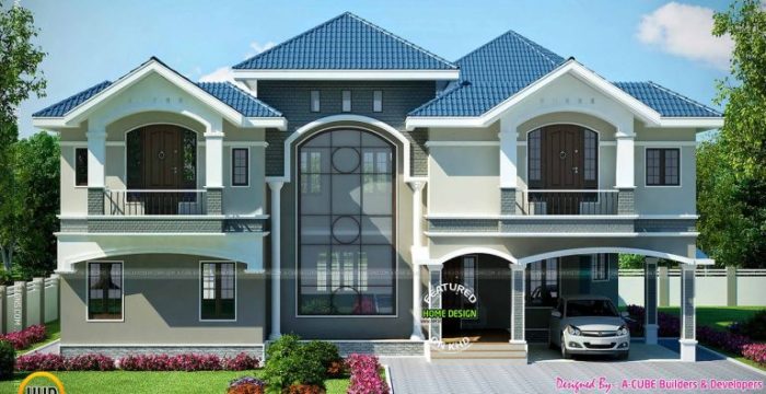 Home design duplex house