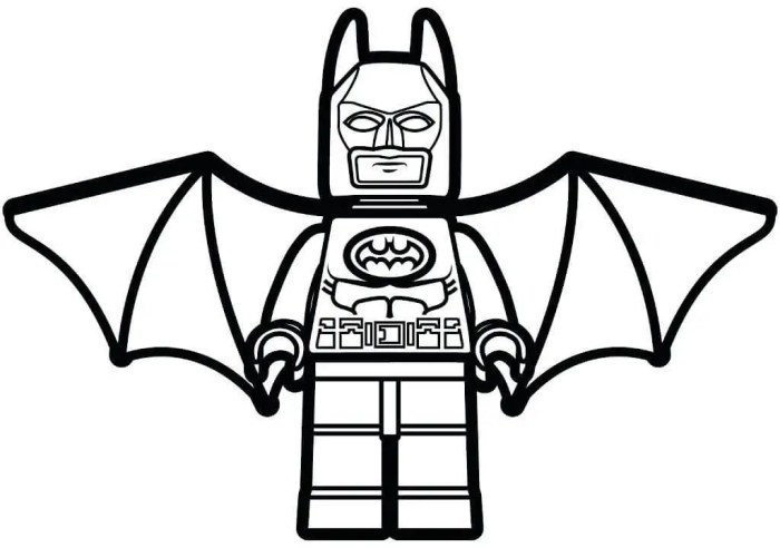 Lego coloring pages batman