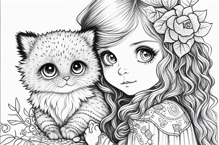 Printable cute coloring pages