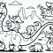 Dinosaur coloring pages kids