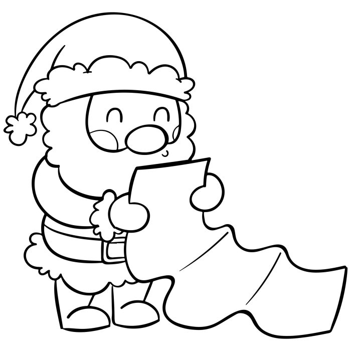 Christmas coloring page kids