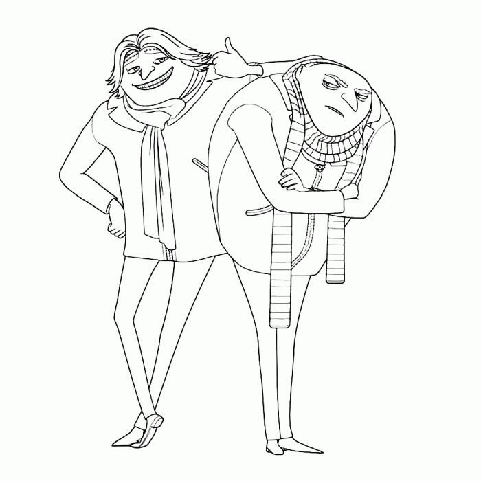 Despicable me coloring pages