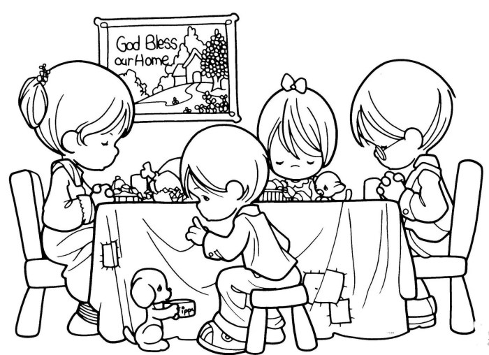 Christian kids coloring pages