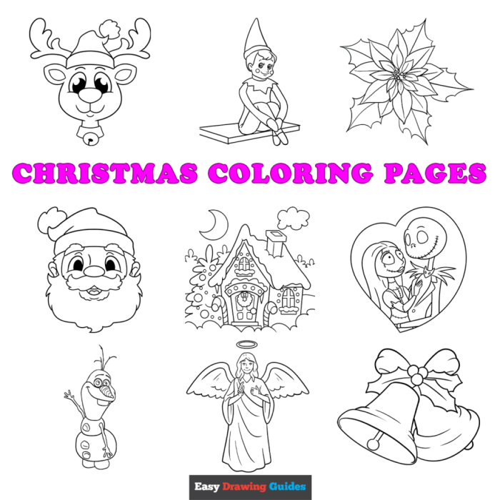 Christmas coloring page kids