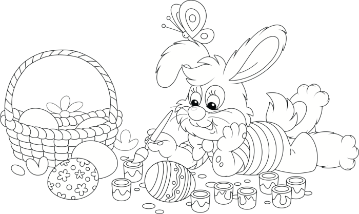 Easter coloring pages for kids free