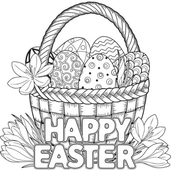 Easter coloring pages for kids free