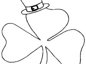 Shamrocks coloring pages