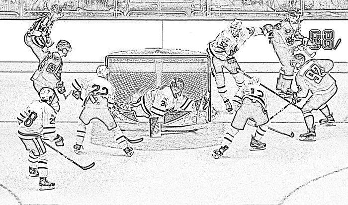 Hockey coloring pages