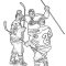 Hockey coloring page