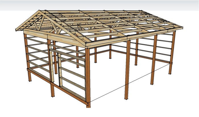 Pole barn house design plans