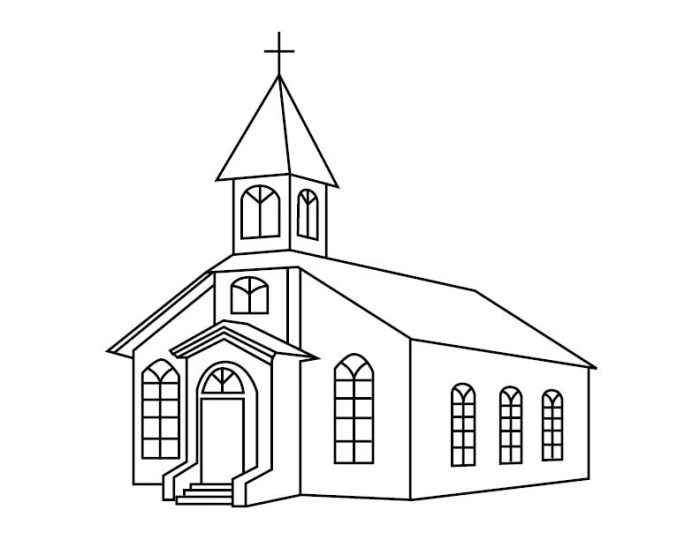 Coloring pages for kids church