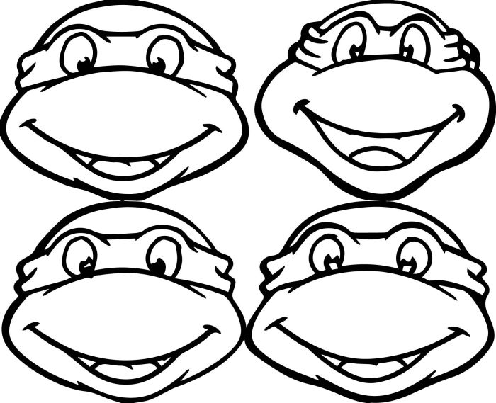 Free ninja turtle coloring pages