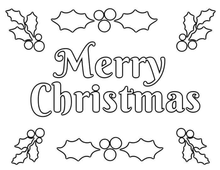 Free coloring pages for kids christmas