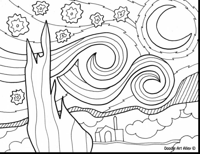 Sky coloring page