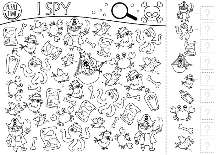 Girls ispy coloring page