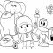 Pocoyo coloring pages