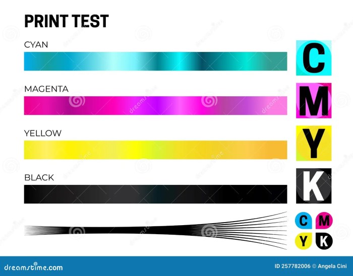 Print color test page