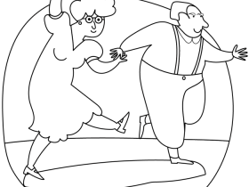 Senior coloring pages