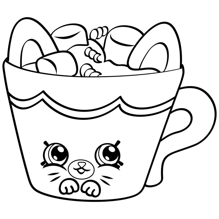 Shopkins printable coloring pages