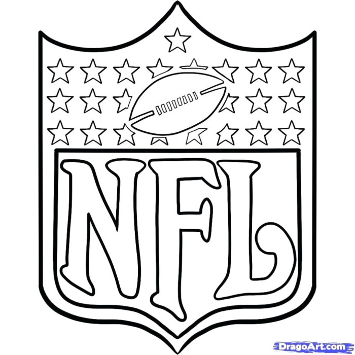 Football coloring pages for kids free