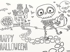 Free print halloween coloring pages