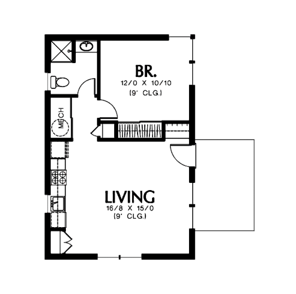 600 sq ft house design