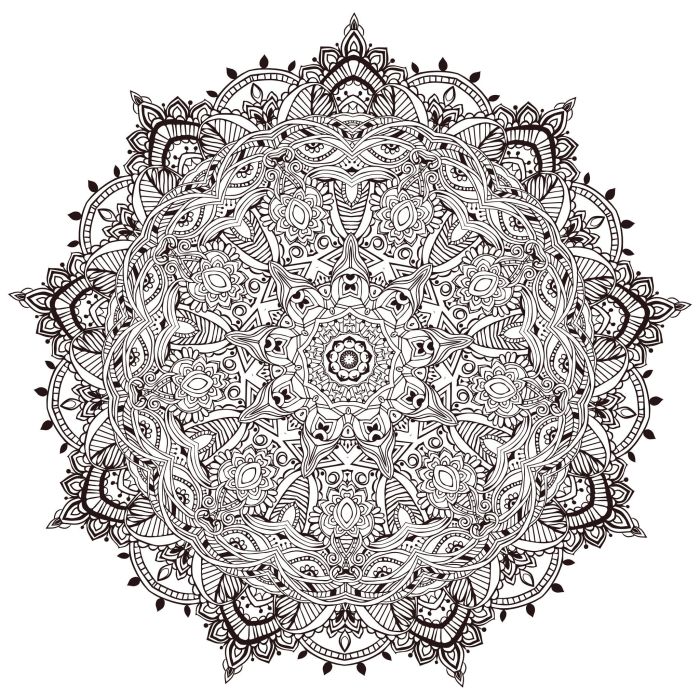 Free printable mandala coloring pages