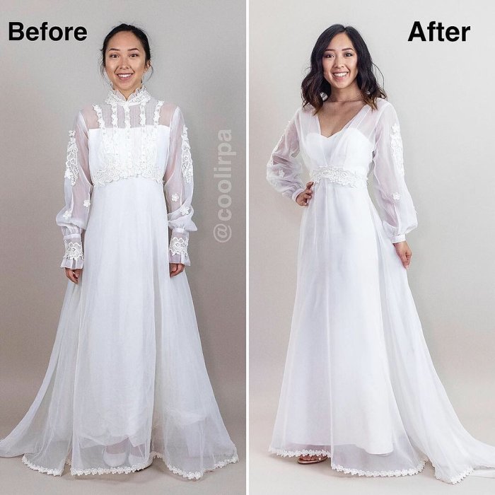 Repurpose a wedding dress