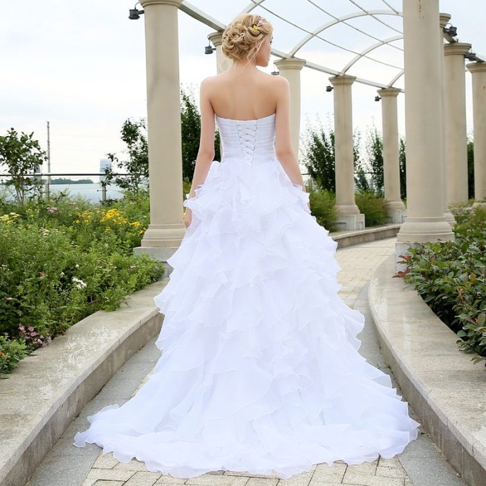 Plus size corset wedding dresses