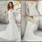 Petite long sleeve wedding dresses